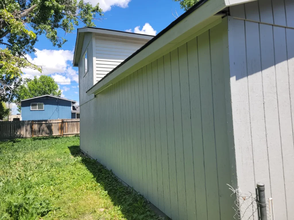 Exterior Painting in Boise, ID - Men in White Painting - Before..